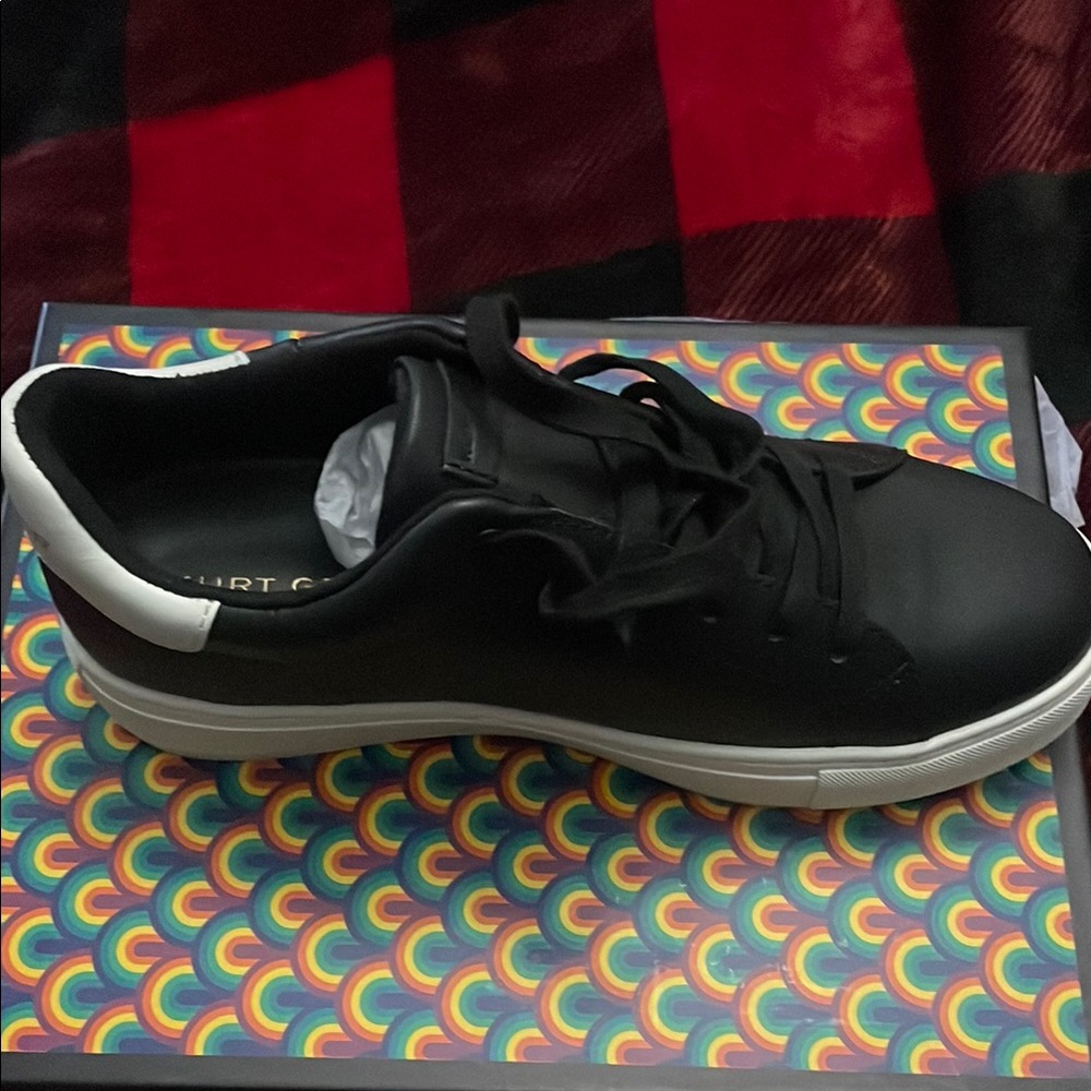 Kurt Geiger Black and White Sneakers with Minimalist Design